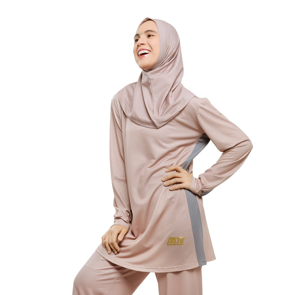 Fit Alpha Tops Brown x Nycta Gina