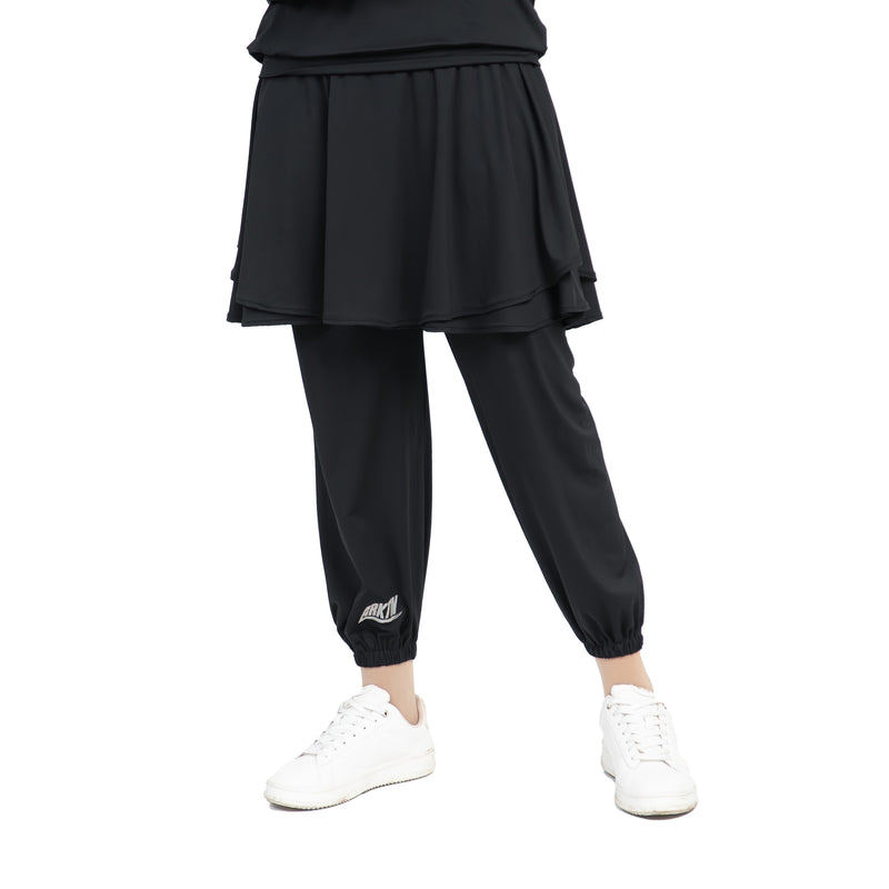 Daily Outer Skirt Essential Black x Hijab Golfer