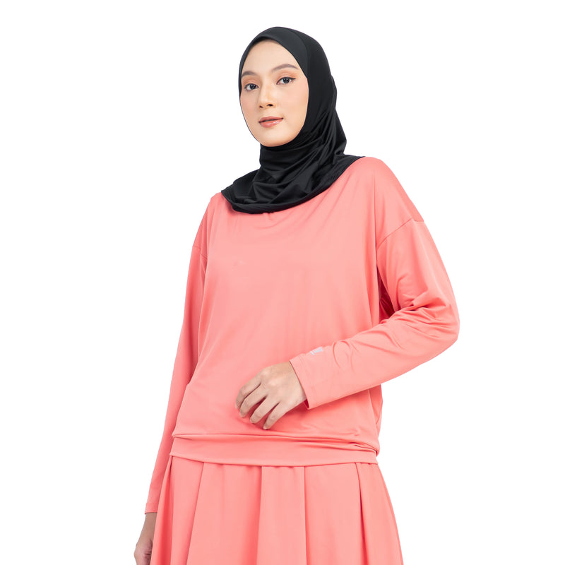 Daily Run Essential Blossom Coral Tops