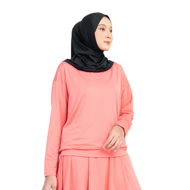 Daily Run Essential Blossom Coral Tops