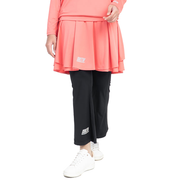 Daily Outer Skirt Essential Coral Blossom x Hijab Golfer