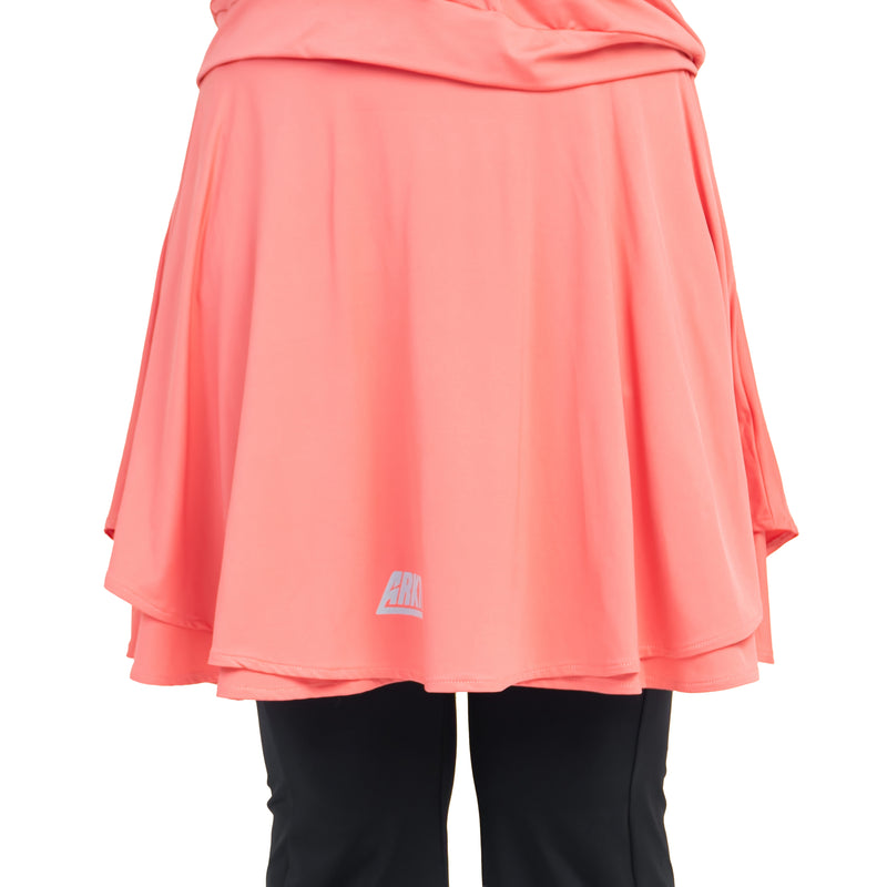Daily Outer Skirt Essential Coral Blossom x Hijab Golfer