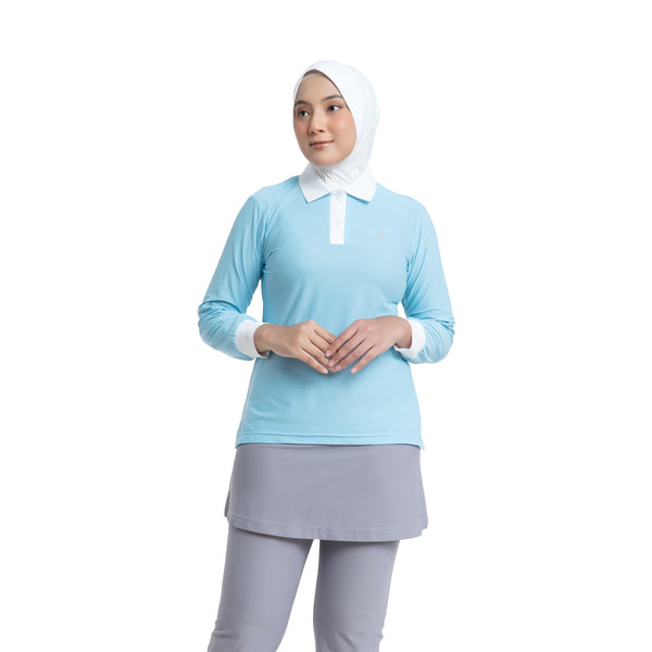 Collar Shirt Sky Blue