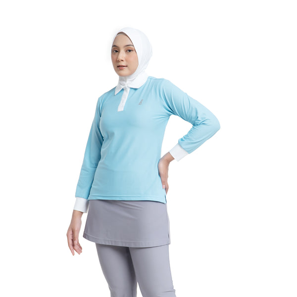 Collar Shirt Sky Blue