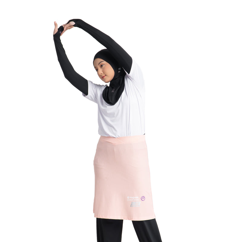 TrackSkirt Dusty Pink X Maybank Marathon