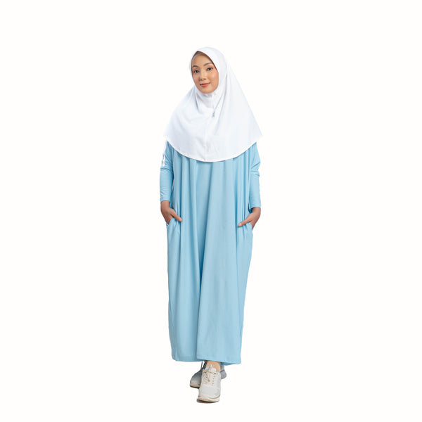 Gym Sport Dress Sky Blue