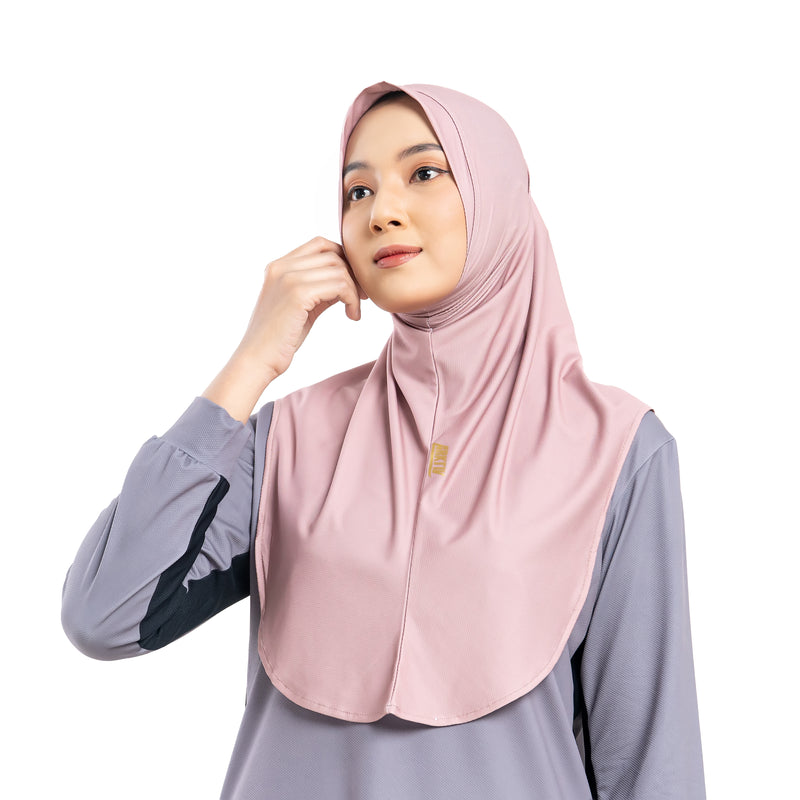 Fit Alpha Hijab Brown x Nycta Gina