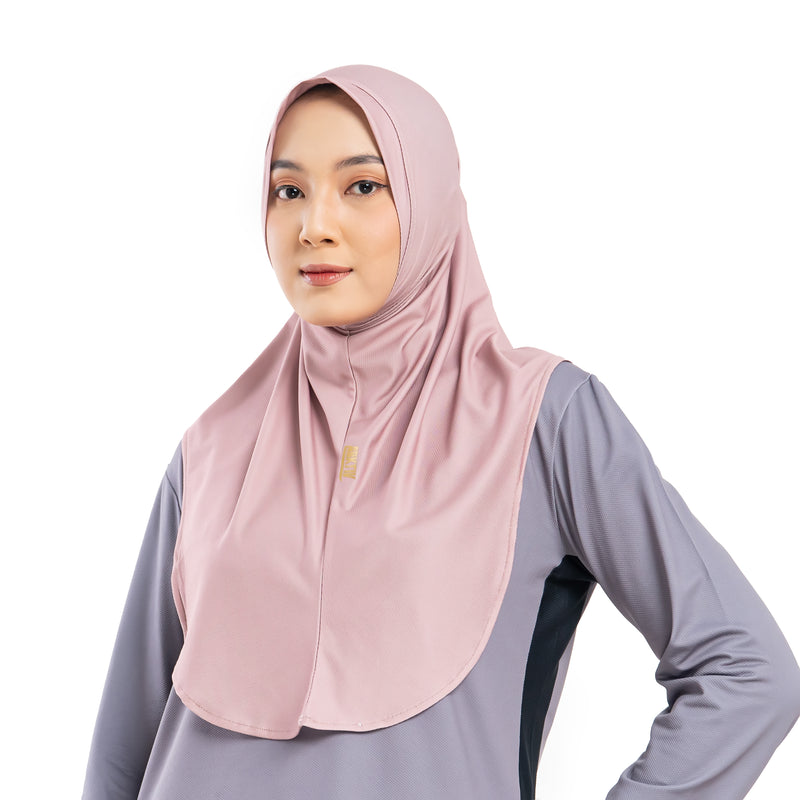 Fit Alpha Hijab Brown x Nycta Gina