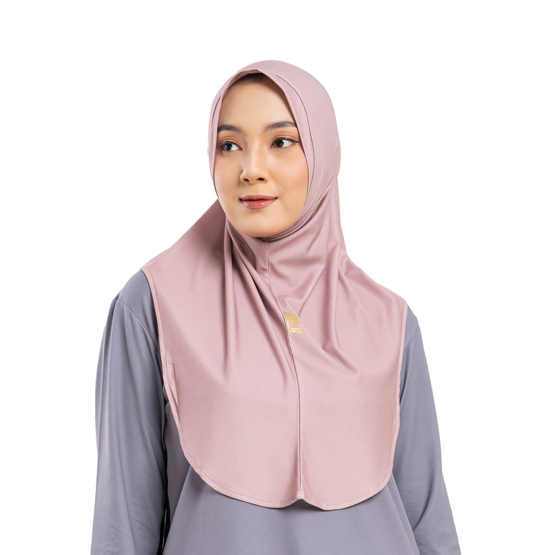 Fit Alpha Hijab Brown x Nycta Gina