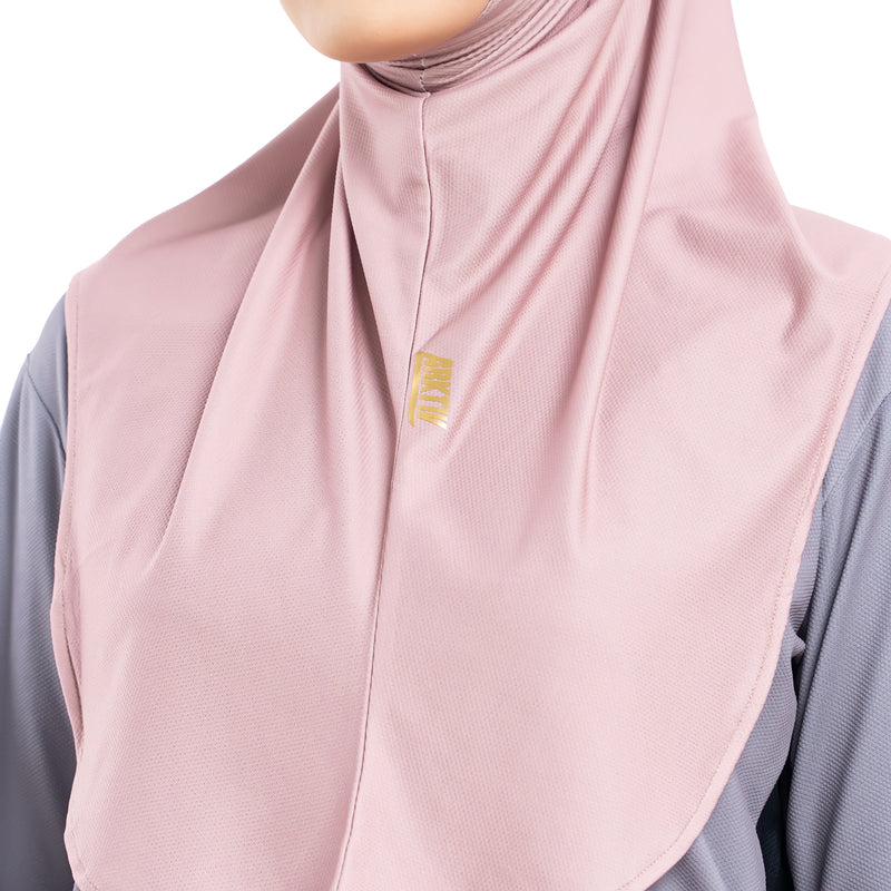Fit Alpha Hijab Brown x Nycta Gina