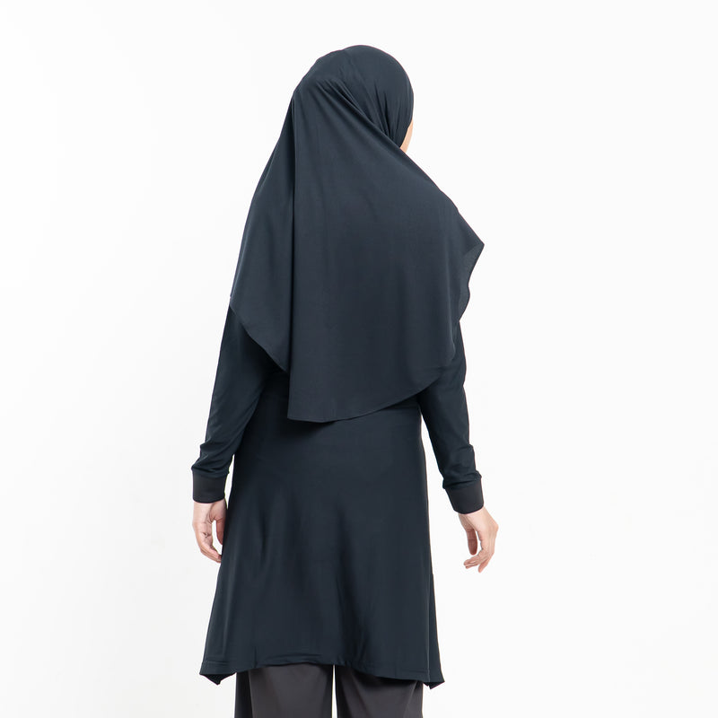 New Mono Dynamic Black (Sport Hijab)