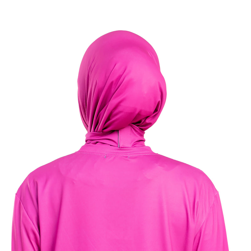 Confident Alpha Hijab Magenta With Lace x Nycta Gina