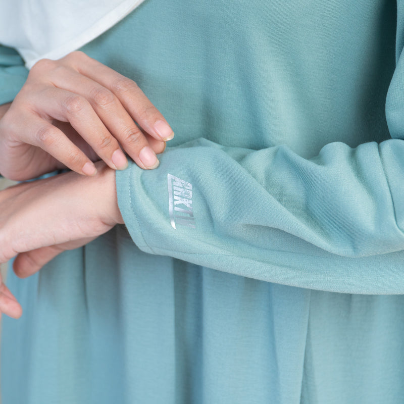 Hidden Gem Wrinkel Sweater Dress Tosca