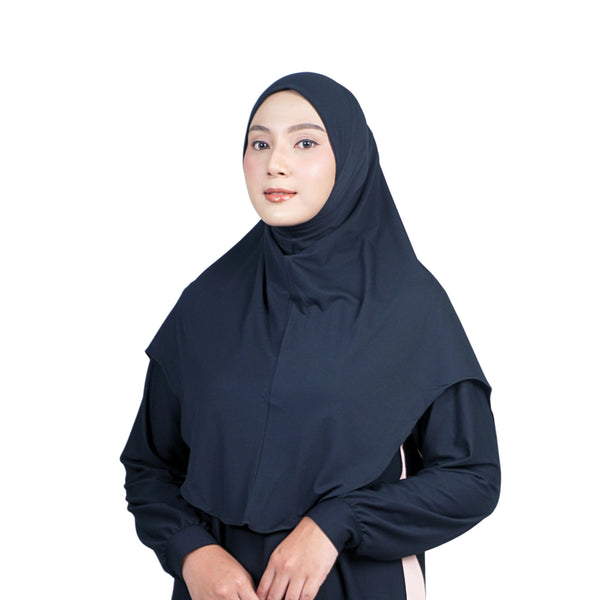 New Mono Dynamic Black (Sport Hijab)