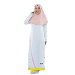 White rainbow Three Point Dress
