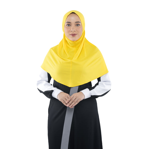 My Everything Cycling Hijab Vibrant Yellow (Sport Hijab)