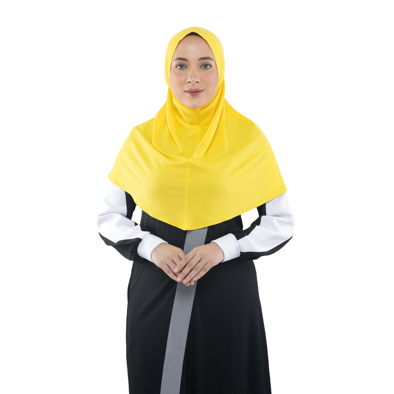 My Everything Cycling Hijab Vibrant Yellow (Sport Hijab)