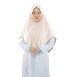 Energetic Elite Ivory Cream Midi (Sport Hijab)