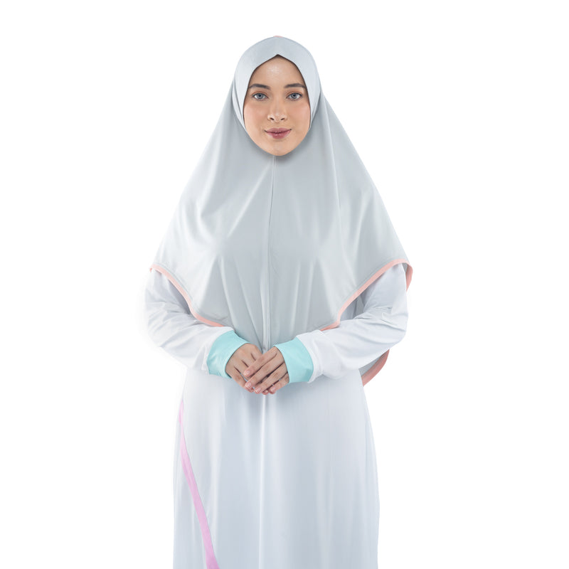 Energetic Elite Willow Grey Midi (Sport Hijab)