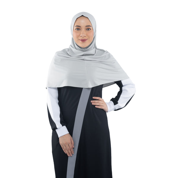 My Everything Cycling Hijab Willow Grey (Sport Hijab)