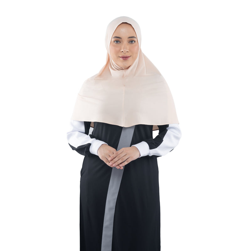 My Everything Cycling Hijab Ivory Cream (Sport Hijab)