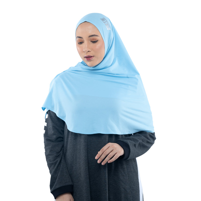 Foldable Sky Blue (Sport Hijab)