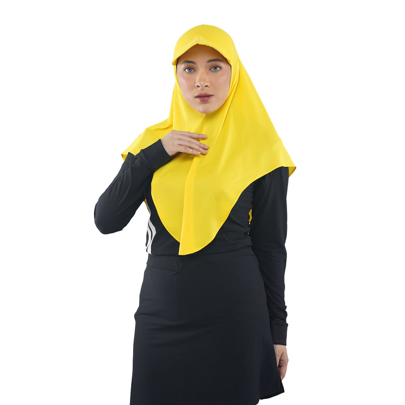 Cap Hijab Vibrant Yellow (Sport Hijab)