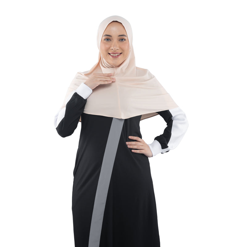 My Everything Cycling Hijab Ivory Cream (Sport Hijab)