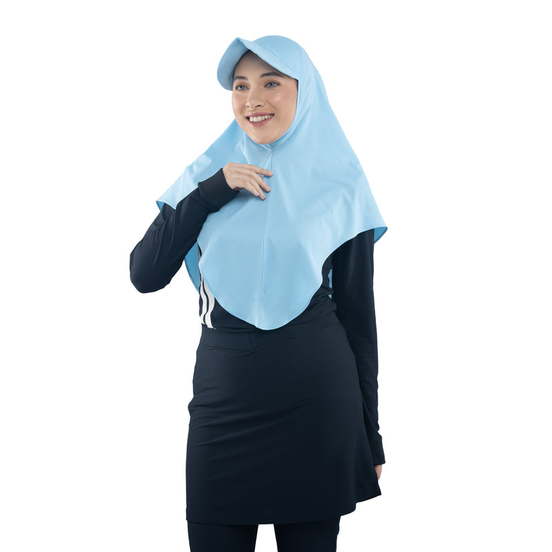 Cap Hijab Sky Blue (Sport Hijab)