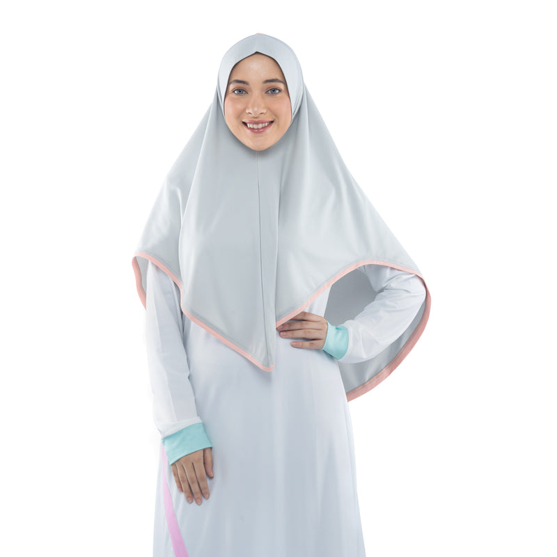 Energetic Elite Willow Grey Midi (Sport Hijab)