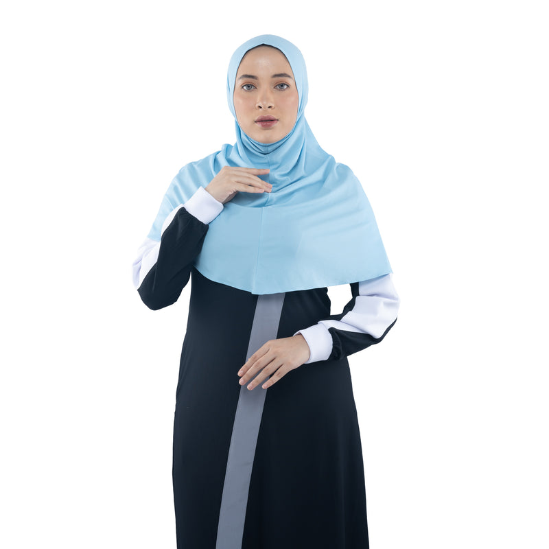 My Everything Cycling Hijab Sky Blue (Sport Hijab)