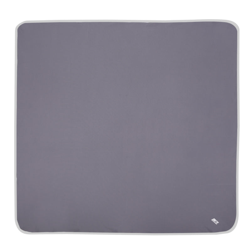 Basic Amrah Grey - White (Sport Hijab)