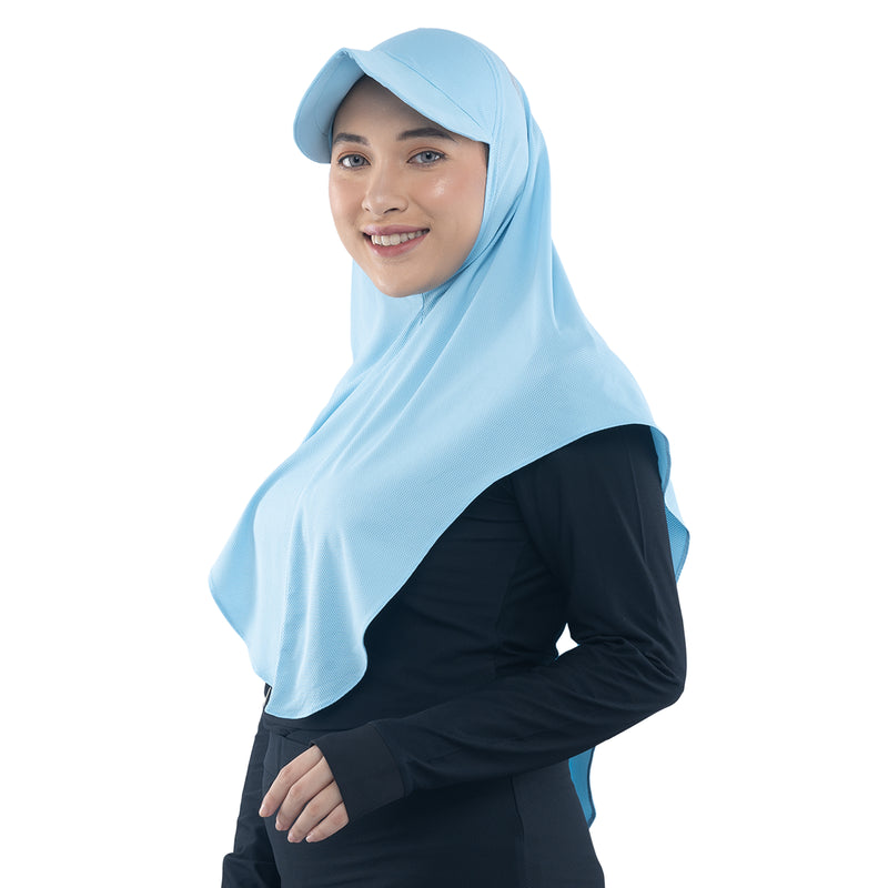 Cap Hijab Sky Blue (Sport Hijab)