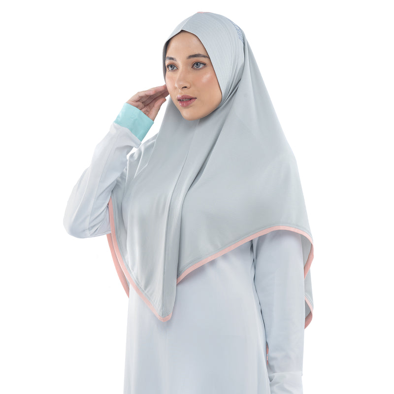 Energetic Elite Willow Grey Midi (Sport Hijab)