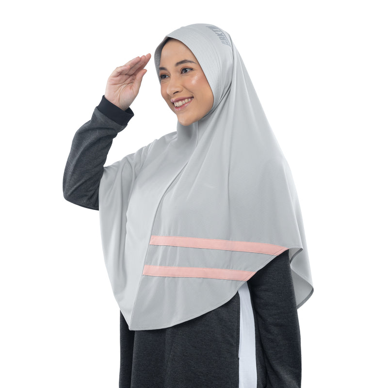 Cool Dynamic Willow Grey Midi - Sport Hijab