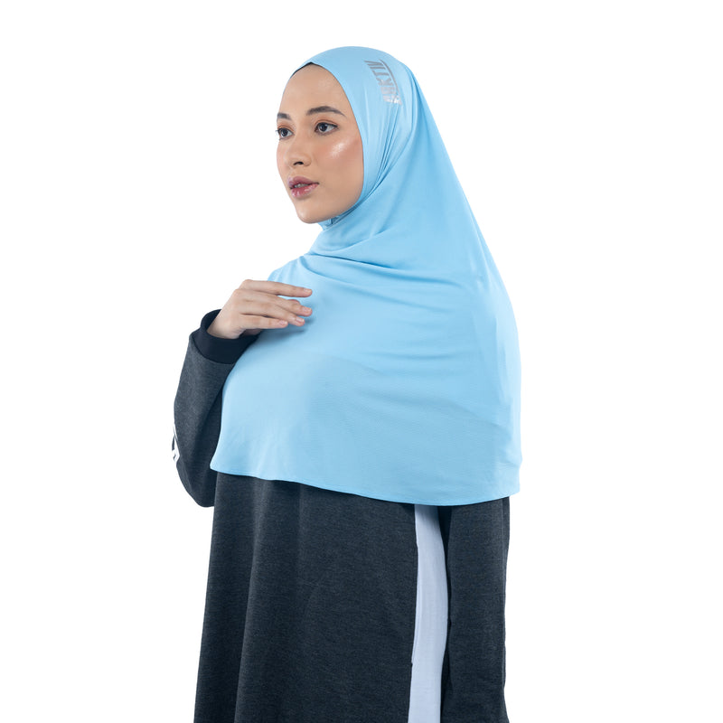 Foldable Sky Blue (Sport Hijab)