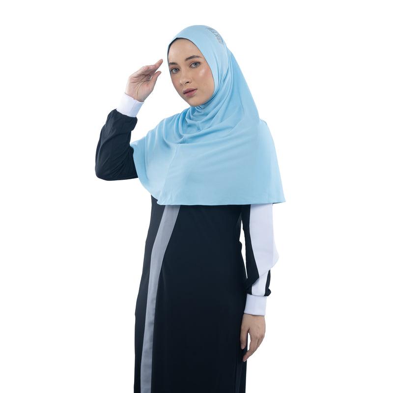My Everything Cycling Hijab Sky Blue (Sport Hijab)