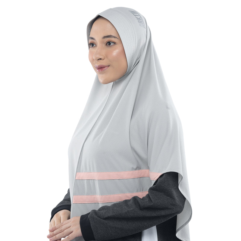 Cool Dynamic Willow Grey Midi - Sport Hijab