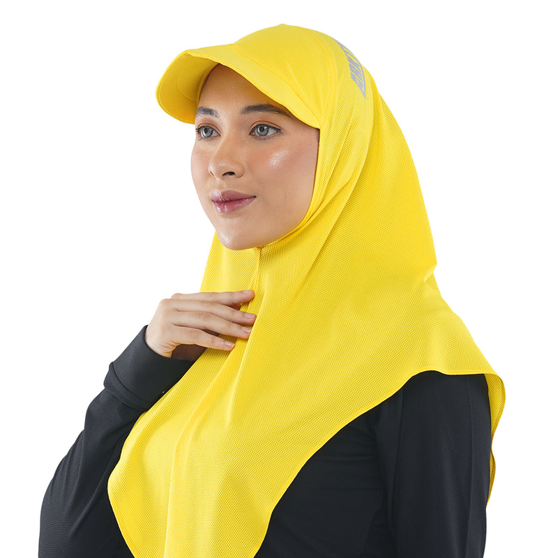 Cap Hijab Vibrant Yellow (Sport Hijab)