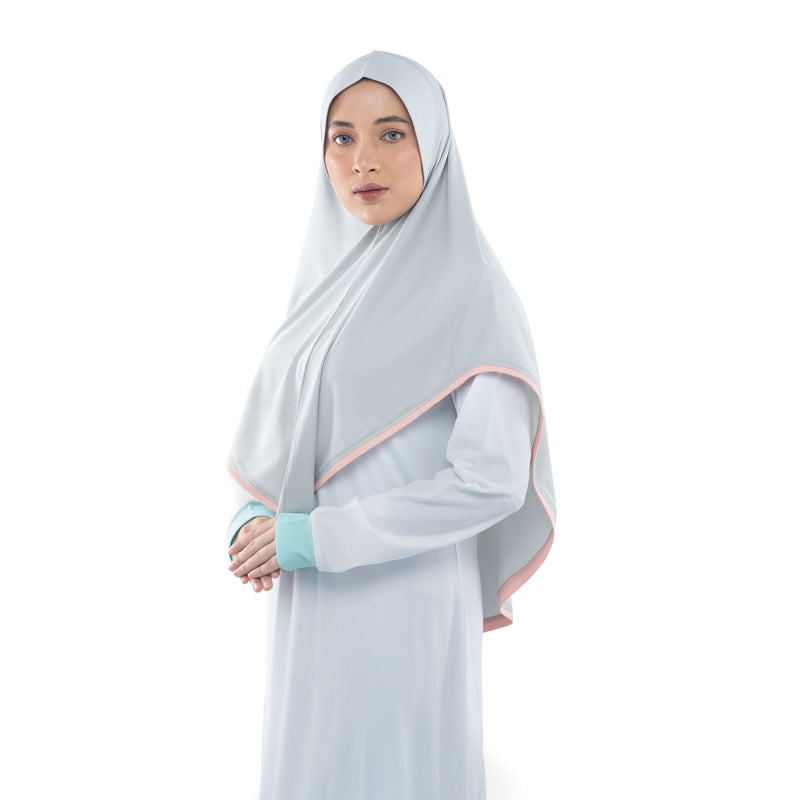 Energetic Elite Willow Grey Midi (Sport Hijab)