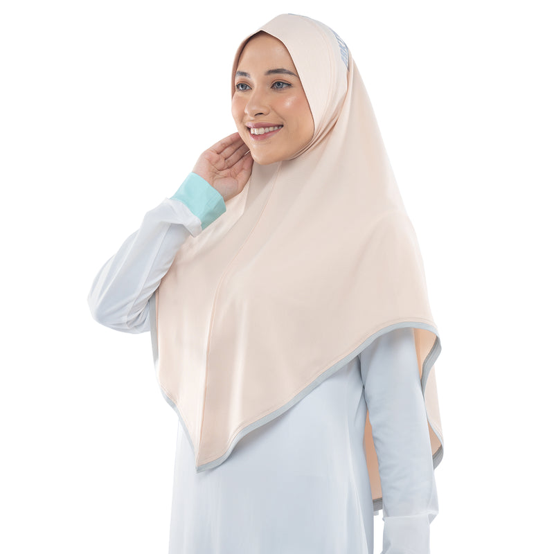 Energetic Elite Ivory Cream Midi (Sport Hijab)