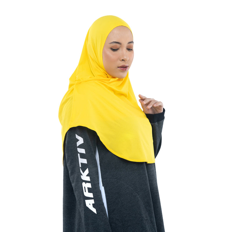 Foldable Vibrant Yellow (Sport Hijab)