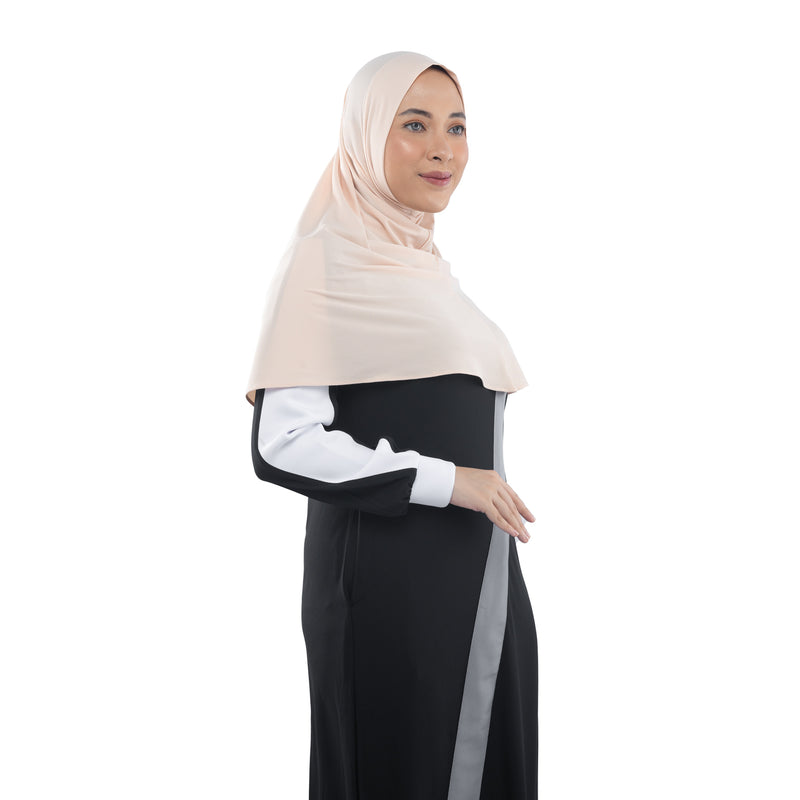 My Everything Cycling Hijab Ivory Cream (Sport Hijab)