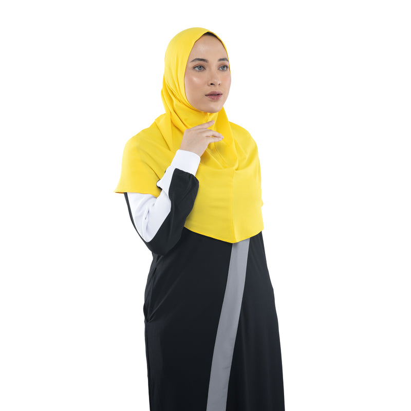 My Everything Cycling Hijab Vibrant Yellow (Sport Hijab)