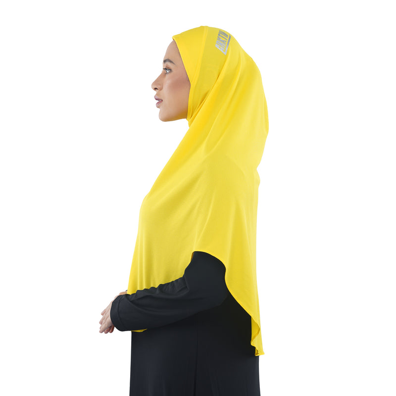 Mono Dynamic Vibrant Yellow Midi (Sport Hijab)