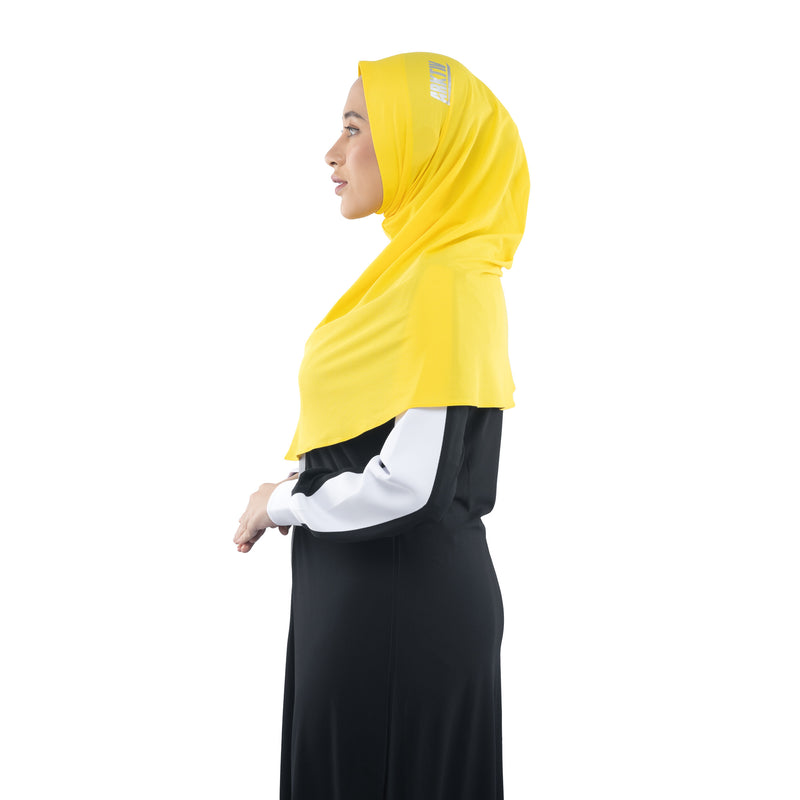 My Everything Cycling Hijab Vibrant Yellow (Sport Hijab)