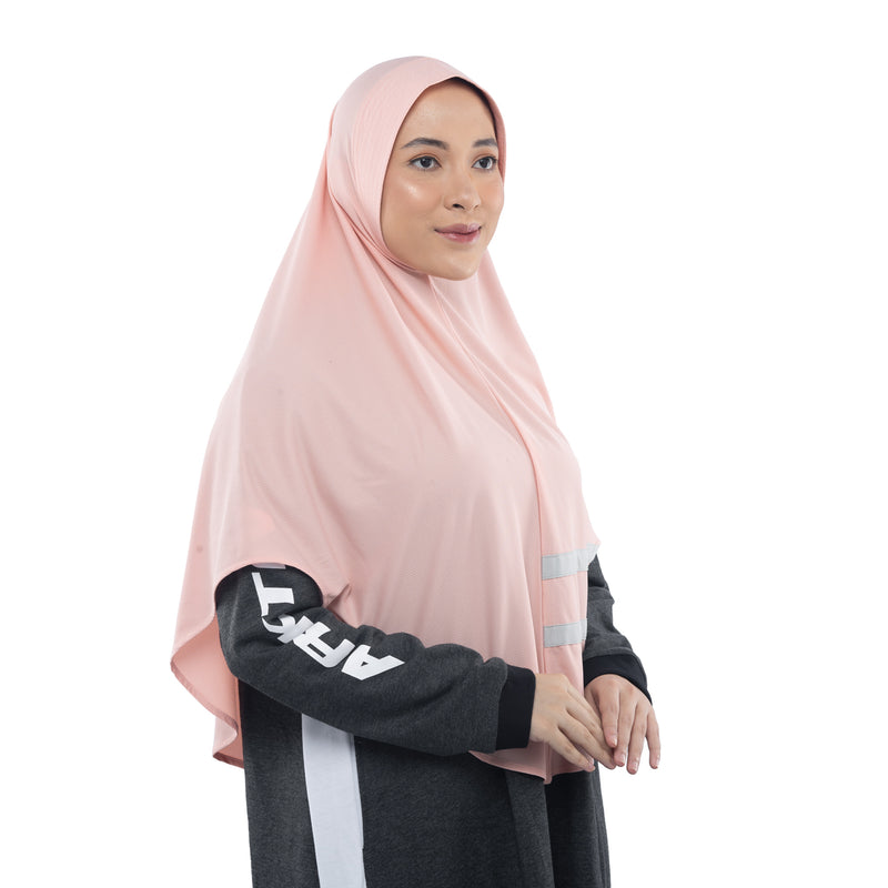 Cool Dynamic Dusty Pink Midi - Sport Hijab