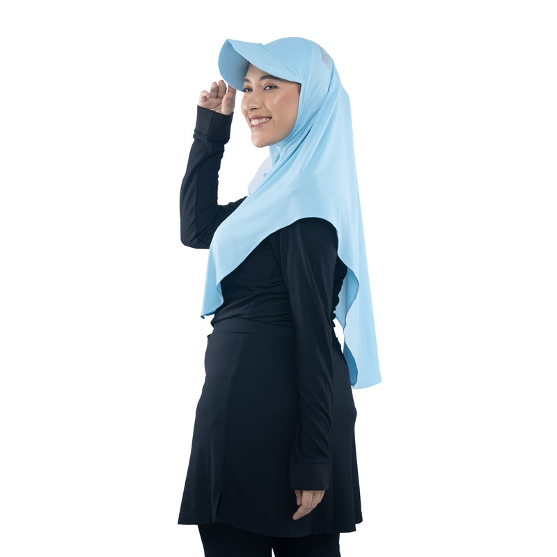 Cap Hijab Sky Blue (Sport Hijab)