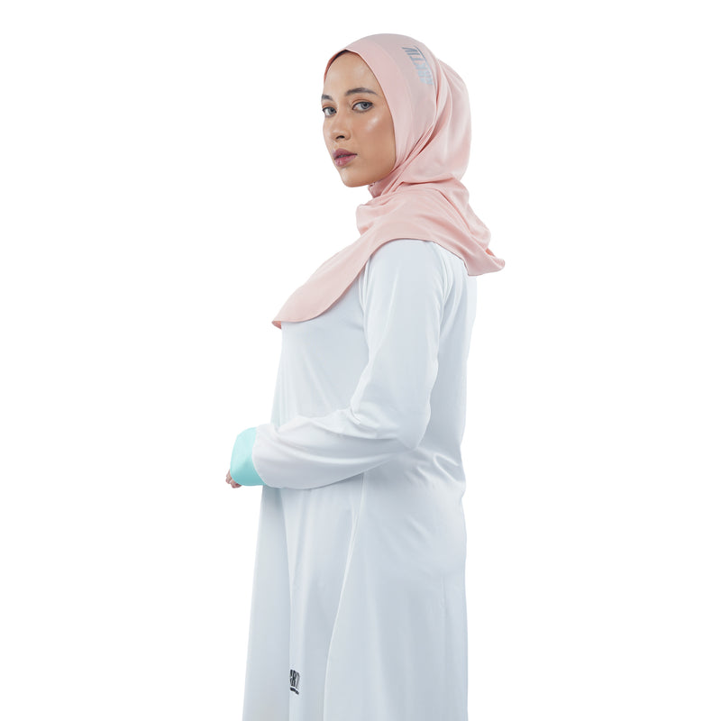 Roadbike Hijab Dusty Pink (Sport Hijab)