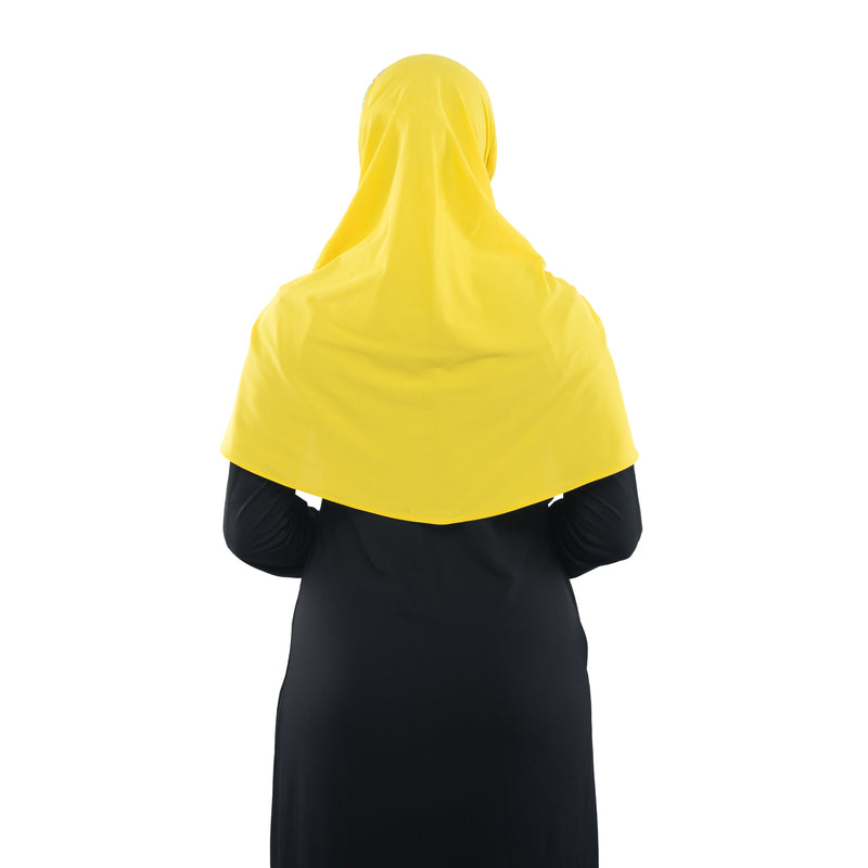 My Everything Cycling Hijab Vibrant Yellow (Sport Hijab)